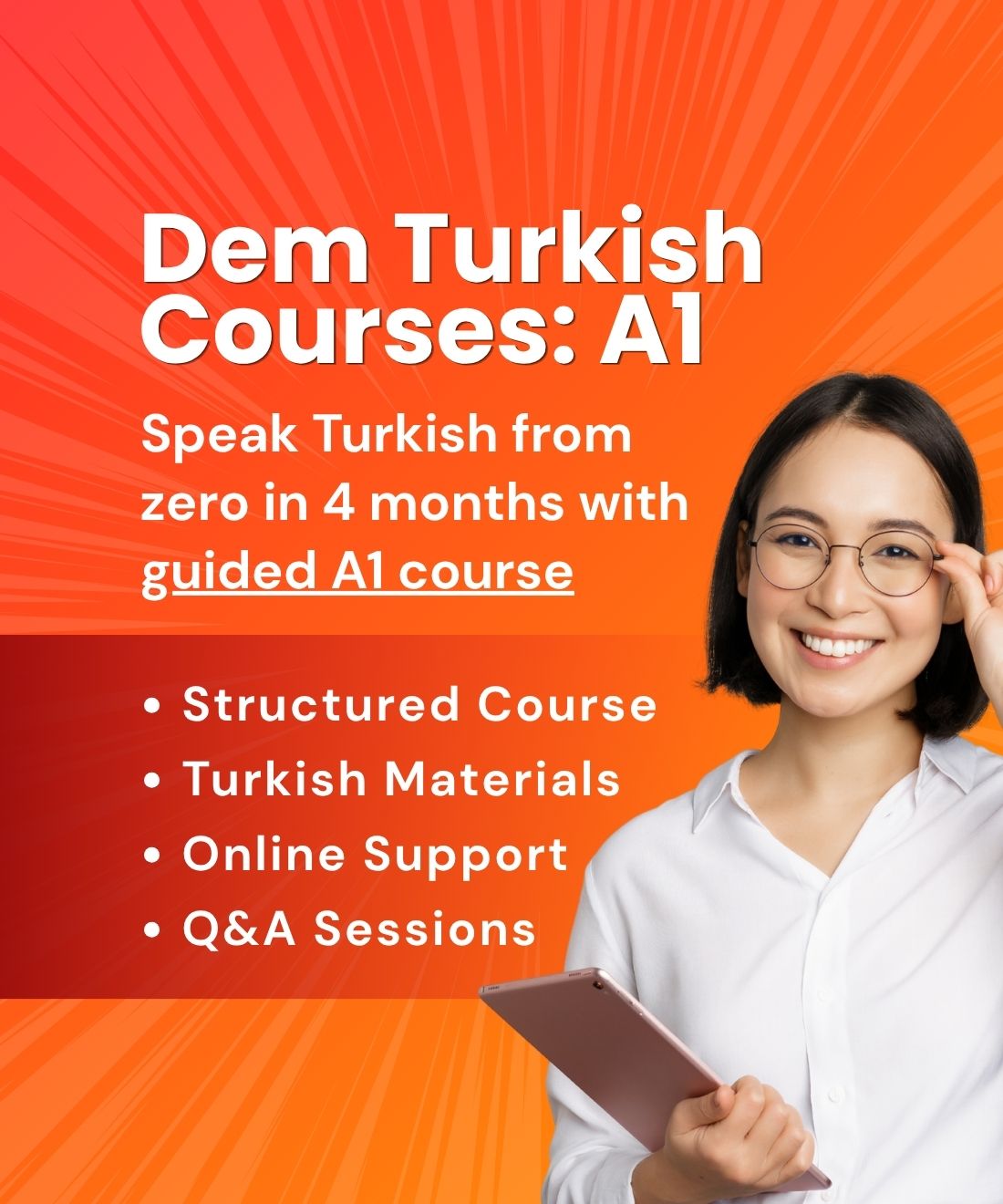 Dem Turkish Course: A1 (Foundation)
