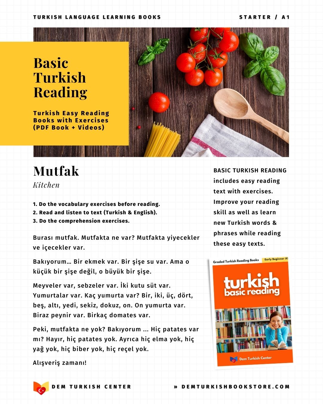 turkish language books - basic turkish reading