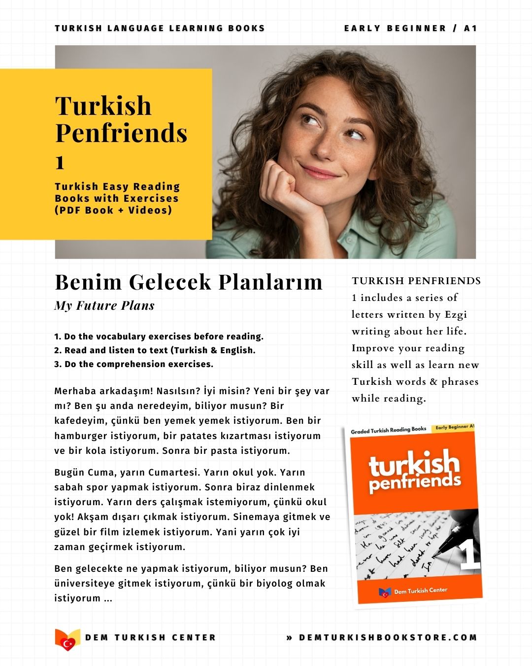 turkish reading books a1 - turkish penfriends