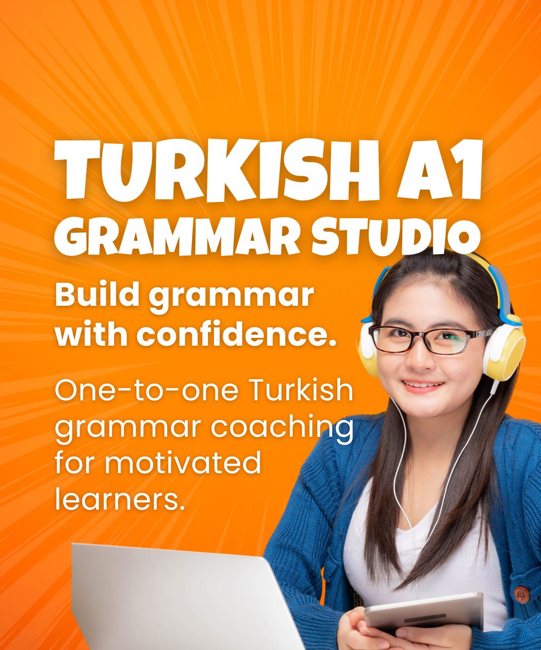 Turkish Grammar Studio A1: One-To-One Turkish Grammar Coaching