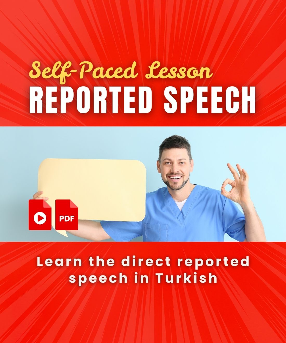 turkish lessons a2 direct reported speech