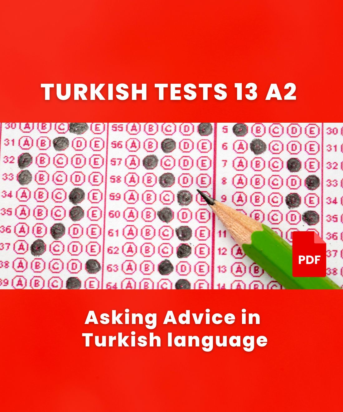 Turkish Tests 13 A2  | Advice in Turkish