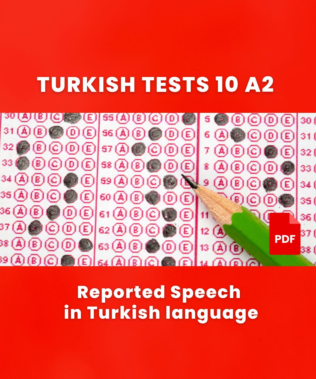 turkish test quiz - reported speech in turkish language
