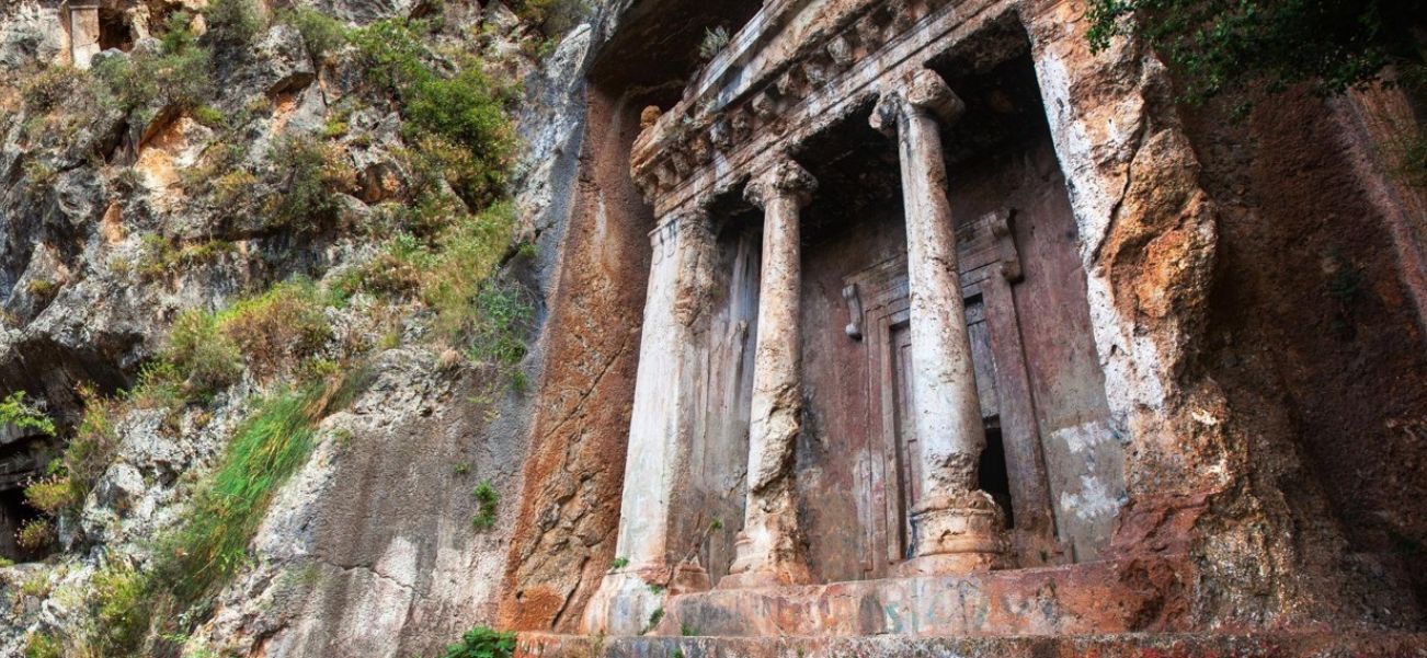 lycian rock tombs - ancient wonders of the turkish riviera