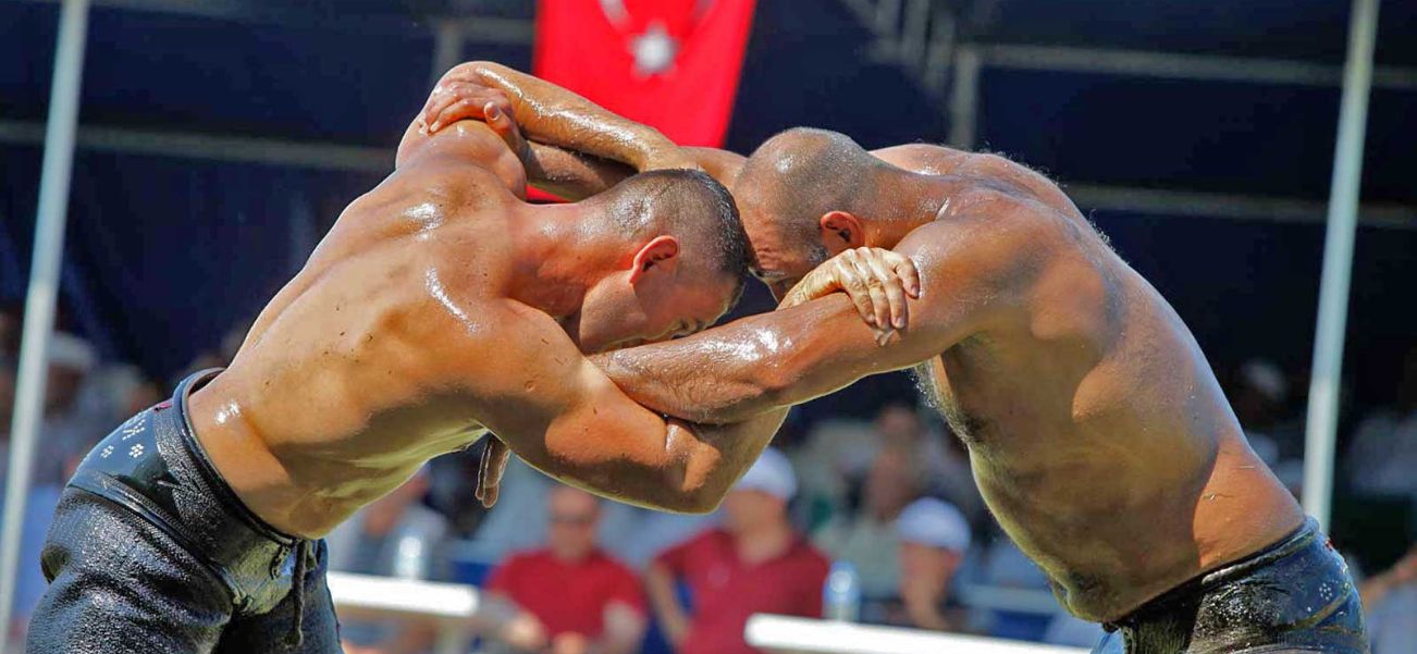 traditonal turkish oil wrestling