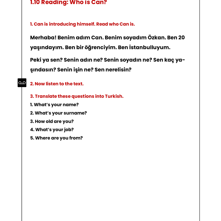 STARTER Turkish Course (On Whatsapp)