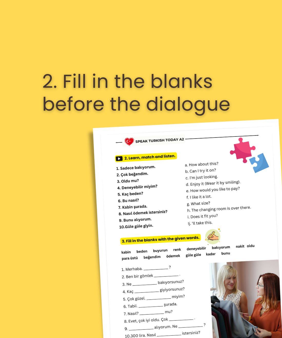 Speak Turkish Today 2 A2: Elementary Dialogues For Real Conversations