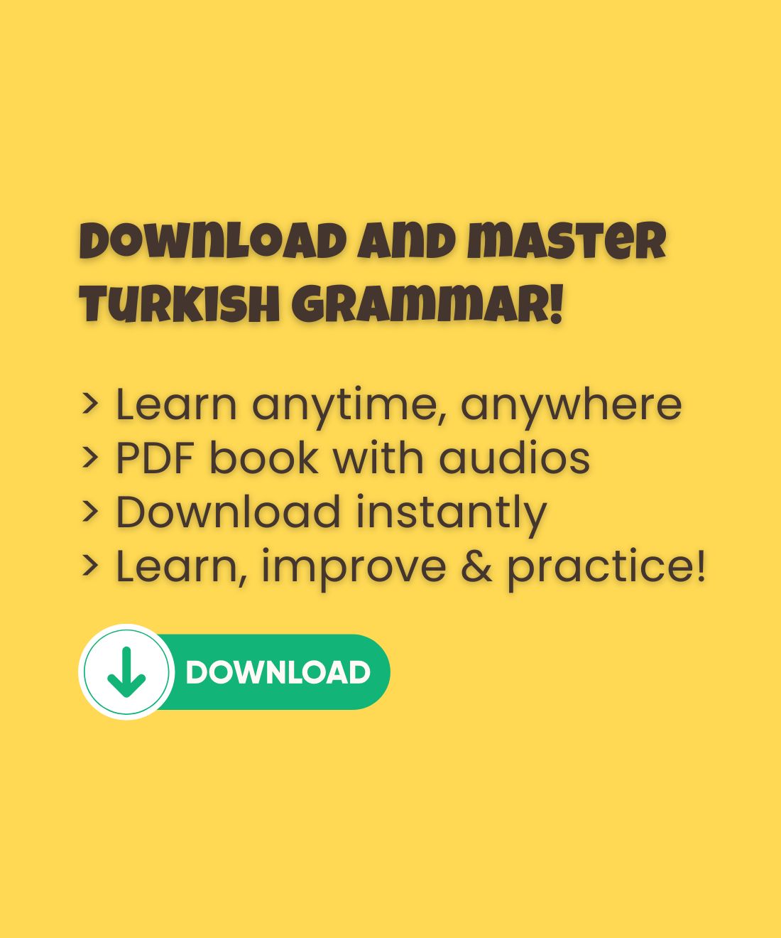 Turkish Grammar Workbooks A2