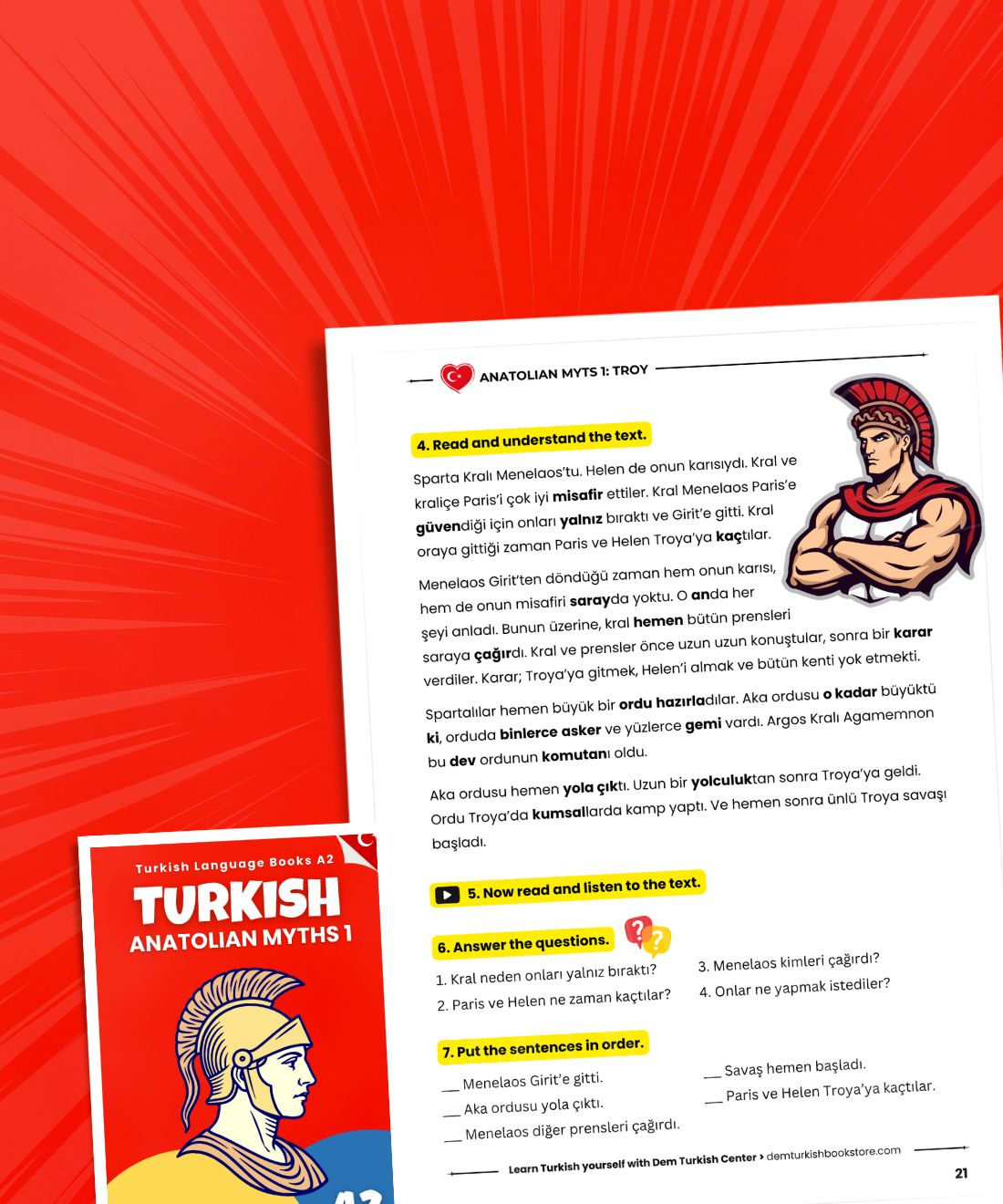 Turkish Language Books A2 Bundle: Grammar, Speaking & Reading Practice