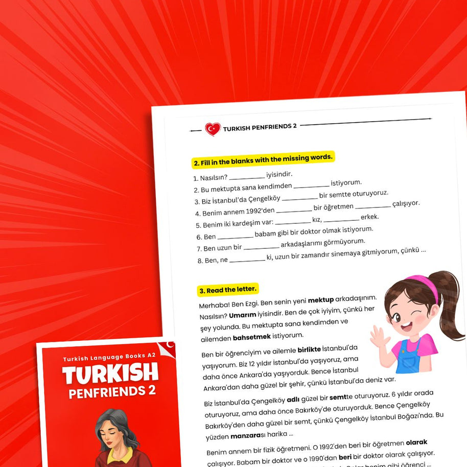 Turkish Language Books A2 Bundle: Grammar, Speaking & Reading Practice