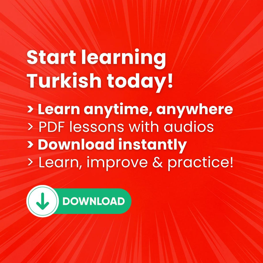 Turkish Language A2 Lessons Bundle: Complete Elementary Turkish Course