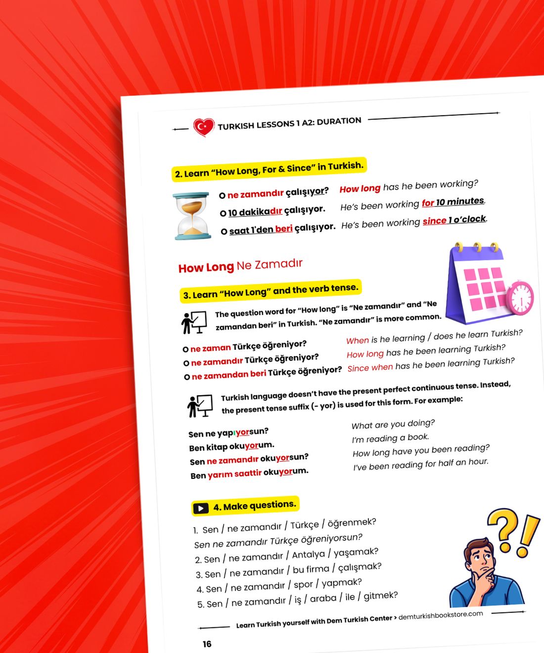 Turkish Language A2 Lessons Bundle: Complete Elementary Turkish Course