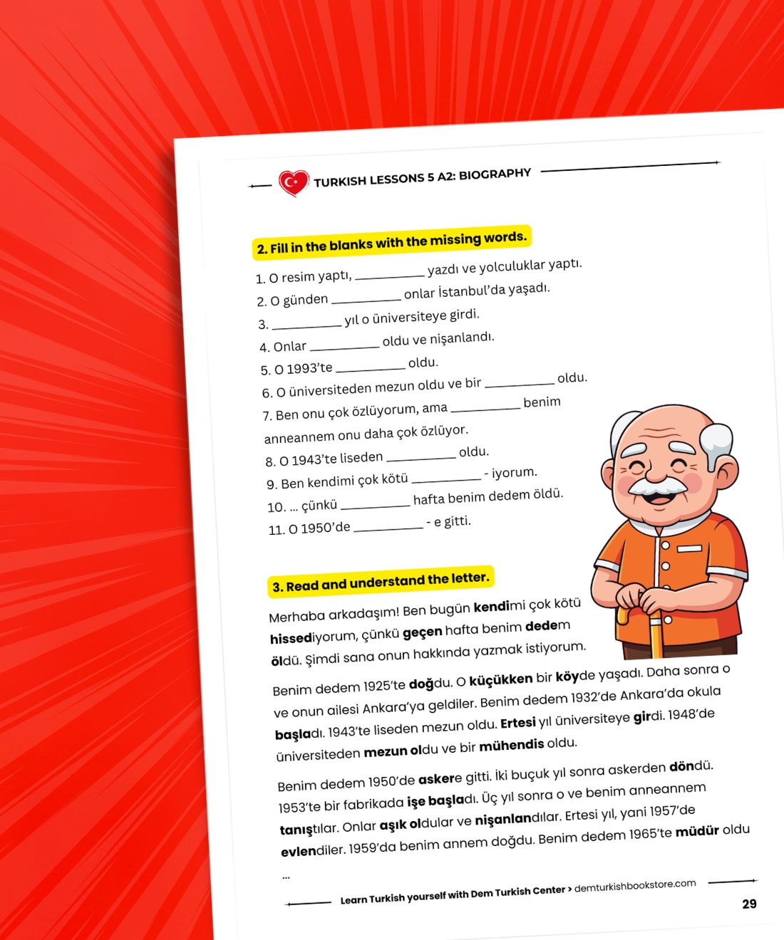 Turkish Language A2 Lessons Bundle: Complete Elementary Turkish Course