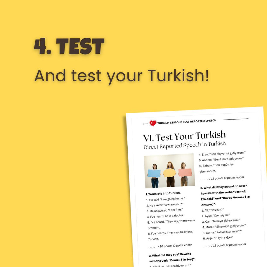 Turkish Lessons A2/7: Past Experiences