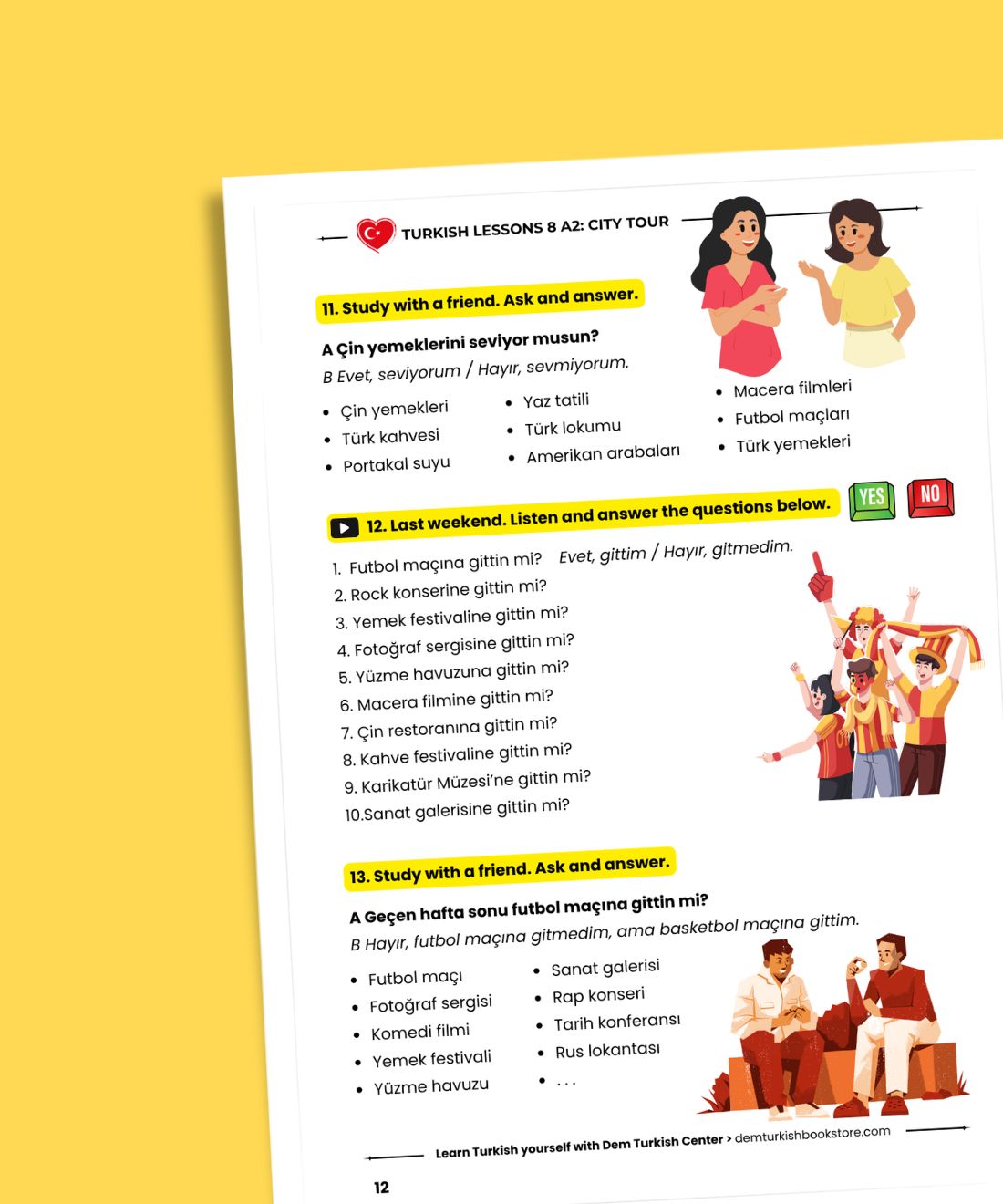 Turkish Lessons A2/7: Past Experiences