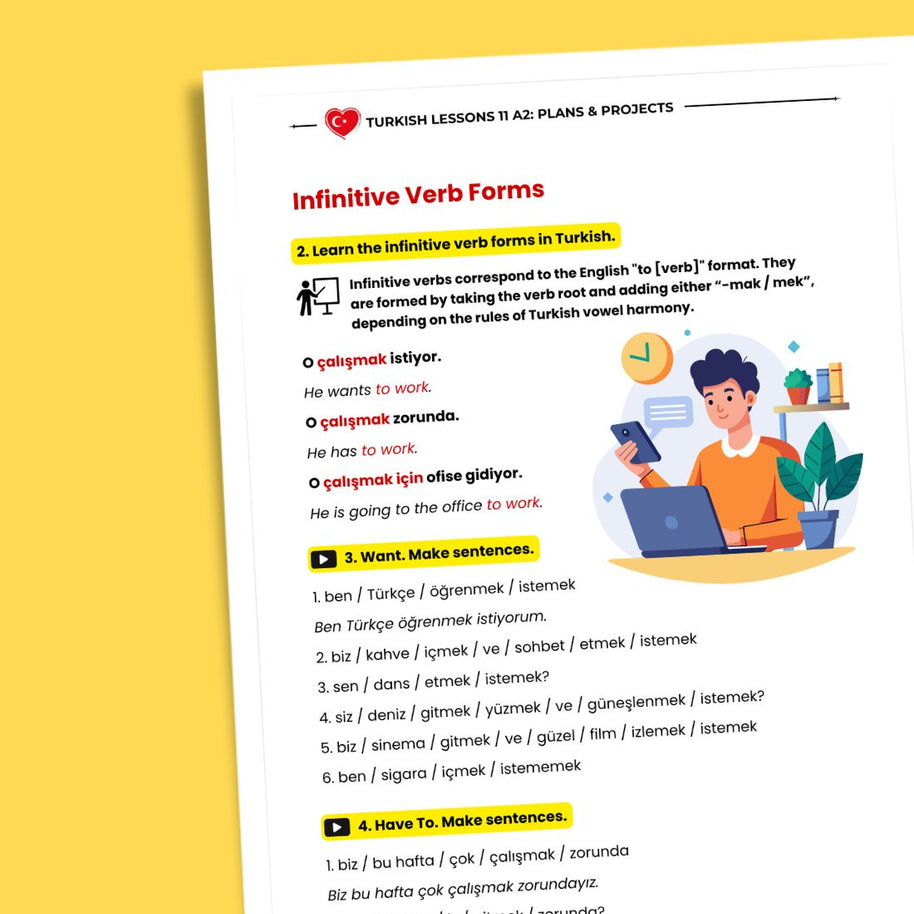 Turkish Lessons A2/7: Past Experiences