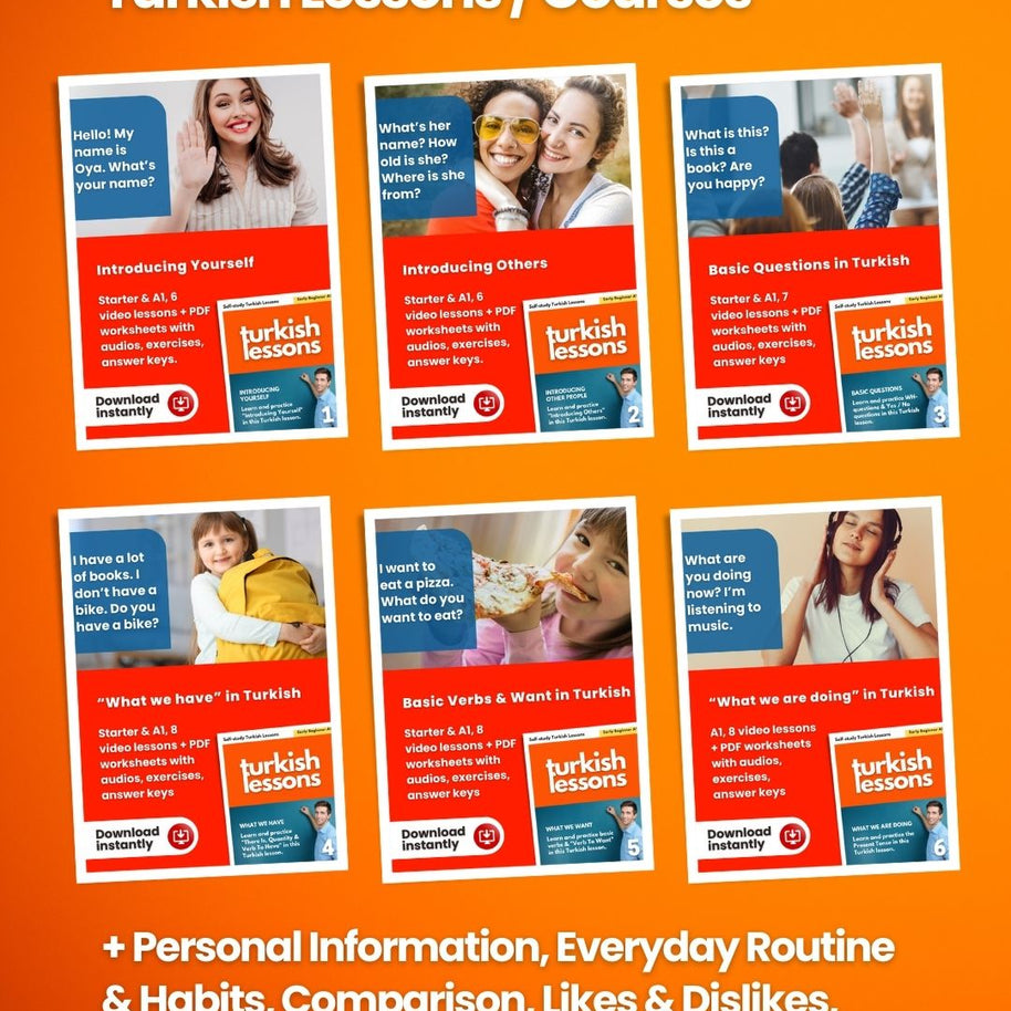 Complete Turkish Course 1 A1 (PDF + Audios)