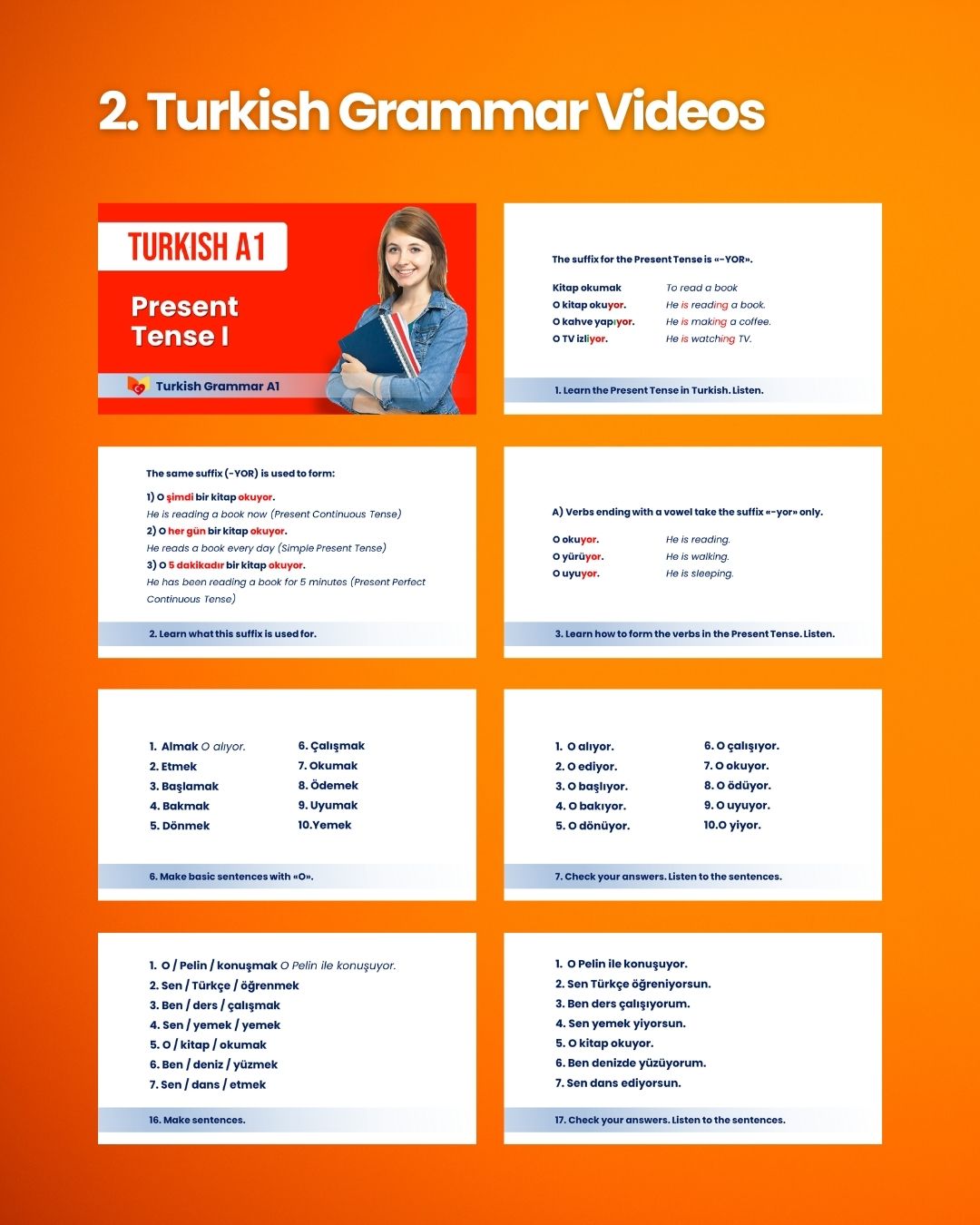 Complete Turkish Course 1 A1 (Videos)