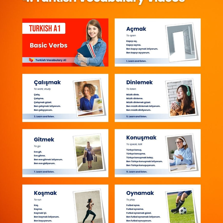 Complete Turkish Course 1 A1 (Videos)