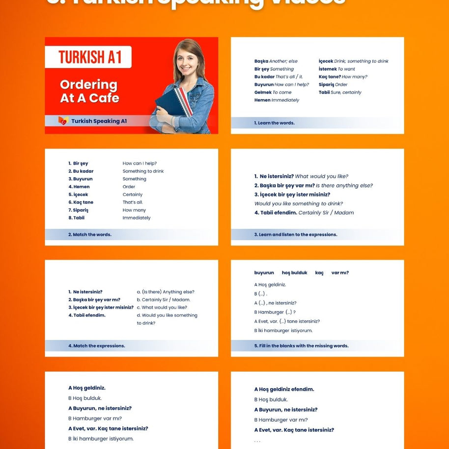Complete Turkish Course 1 A1 (Videos)