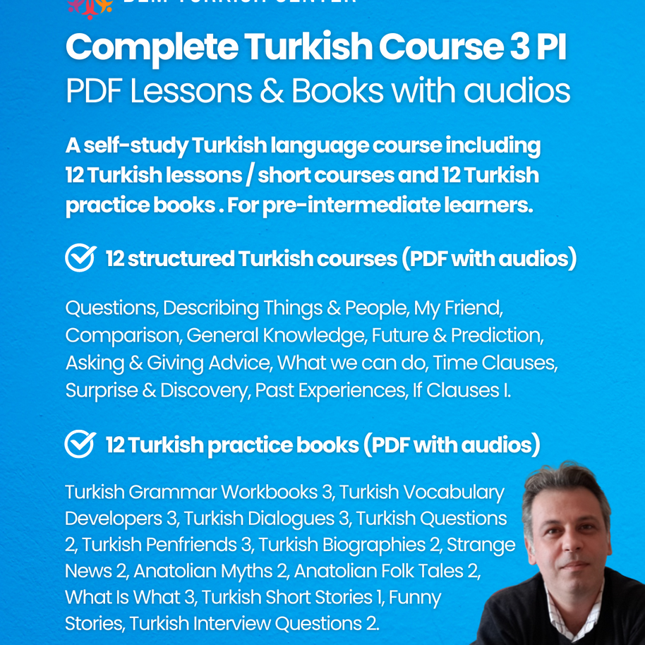 Complete Turkish Course 3 PI (PDF + MP3)