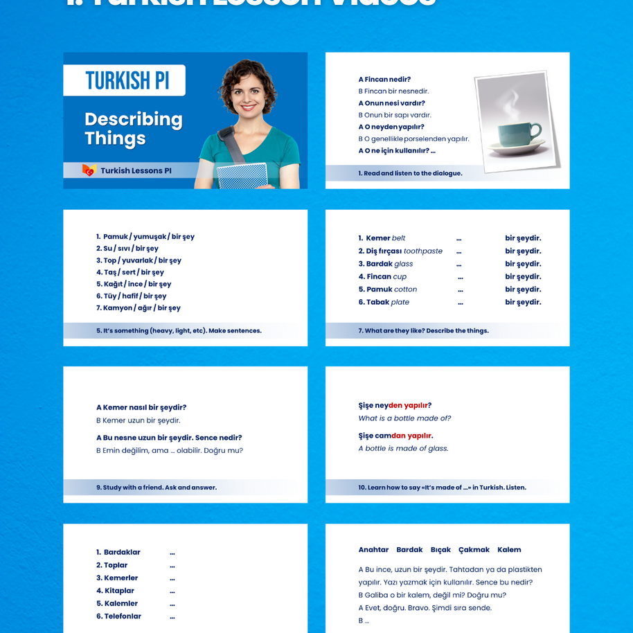 Complete Turkish Course 3 PI (Videos)