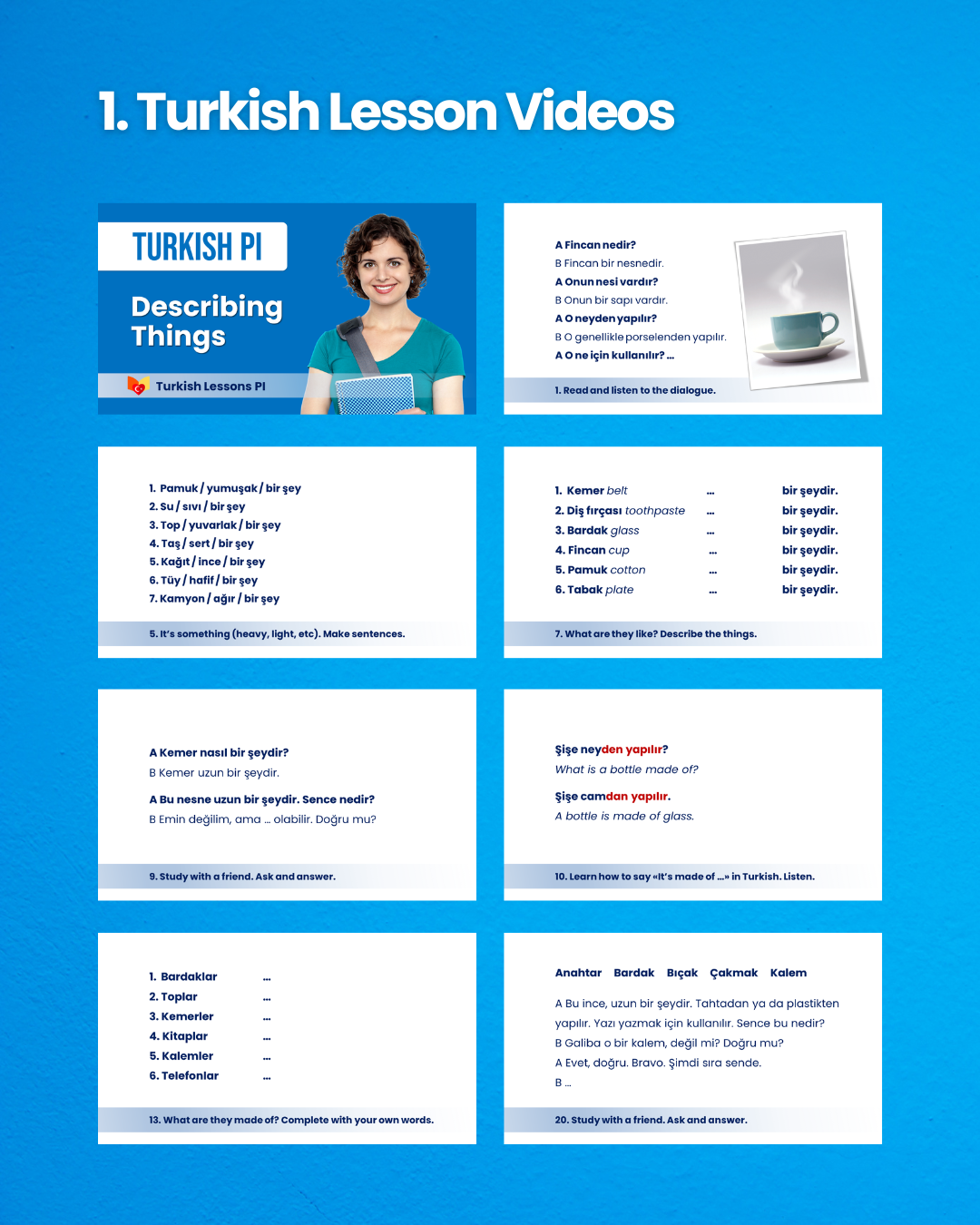 Complete Turkish Course 3 PI (Videos)