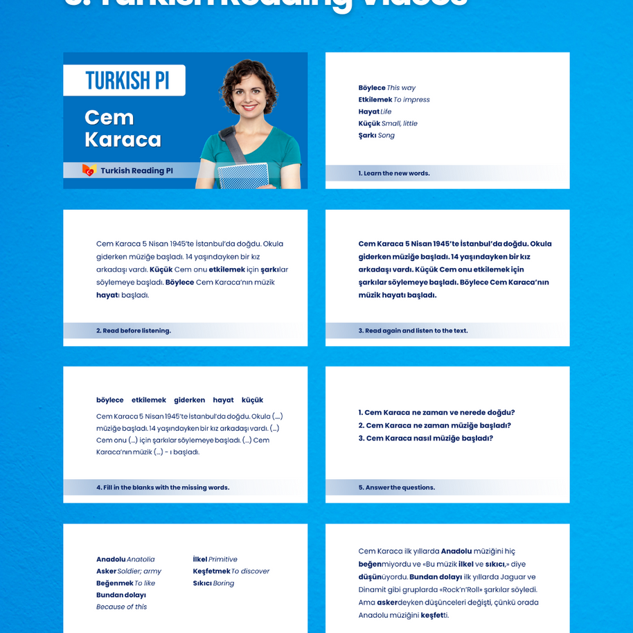 Complete Turkish Course 3 PI (Videos)