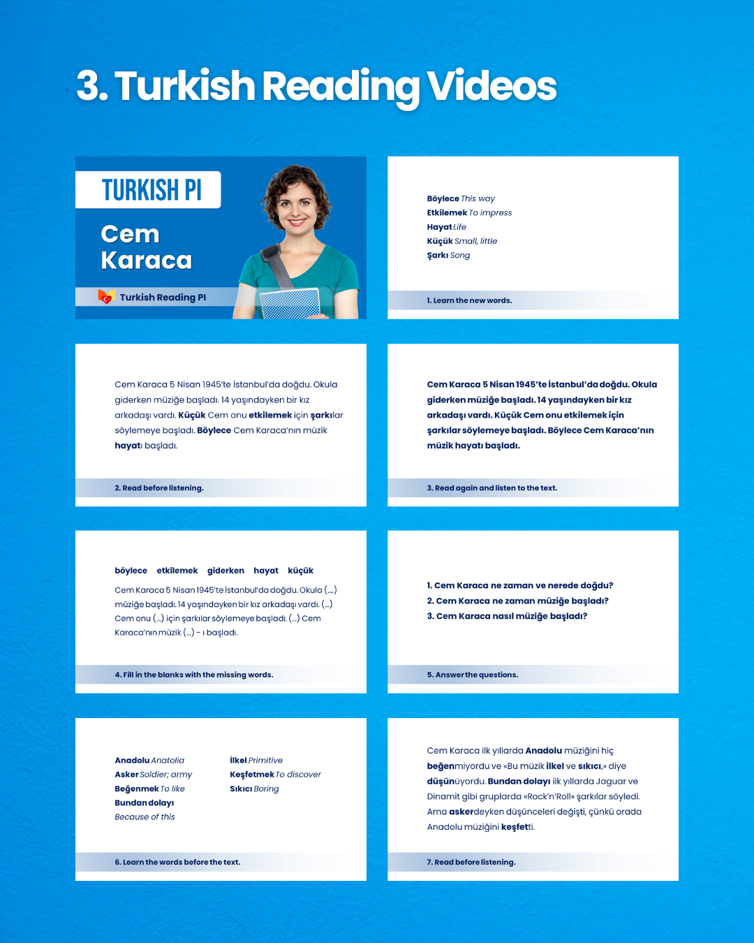 Complete Turkish Course 3 PI (Videos)