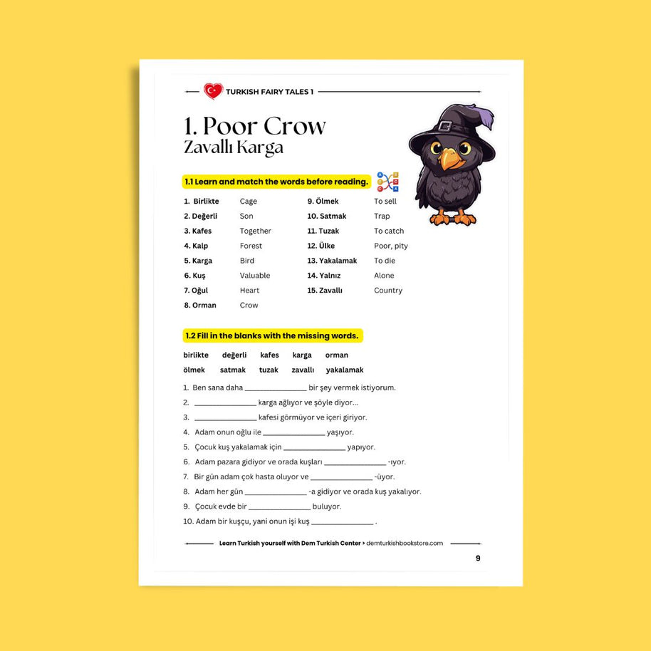 Turkish Fairy Tales 1 A1: Magical Crow