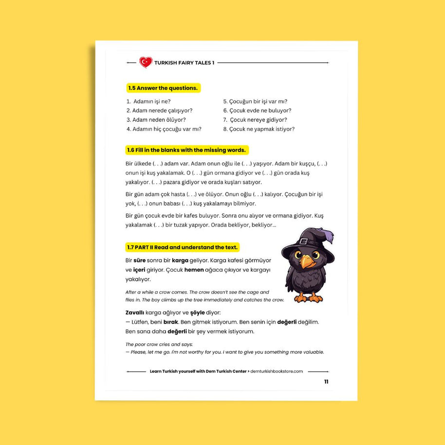 Turkish Fairy Tales 1 A1: Magical Crow