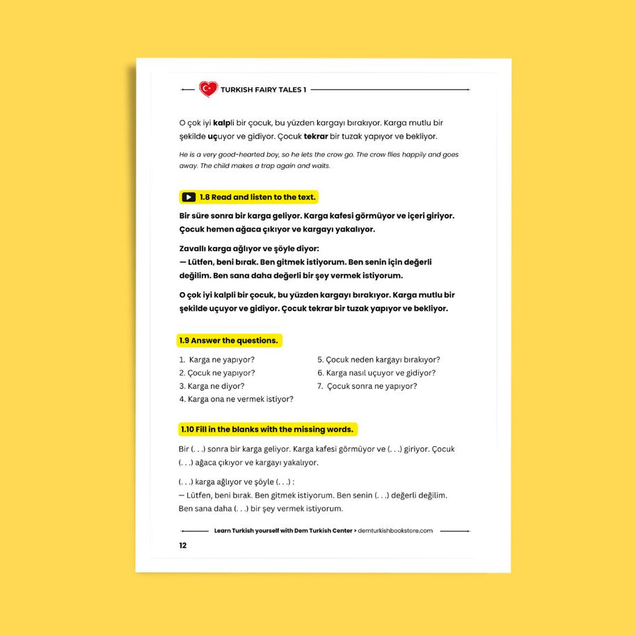 Turkish Fairy Tales 1 A1: Magical Crow