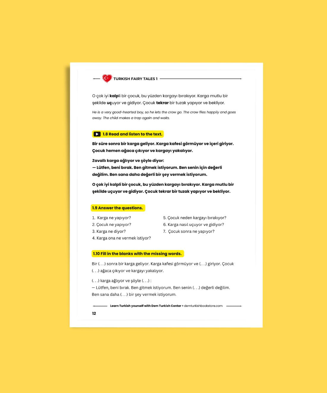 Turkish Fairy Tales 1 A1: Magical Crow