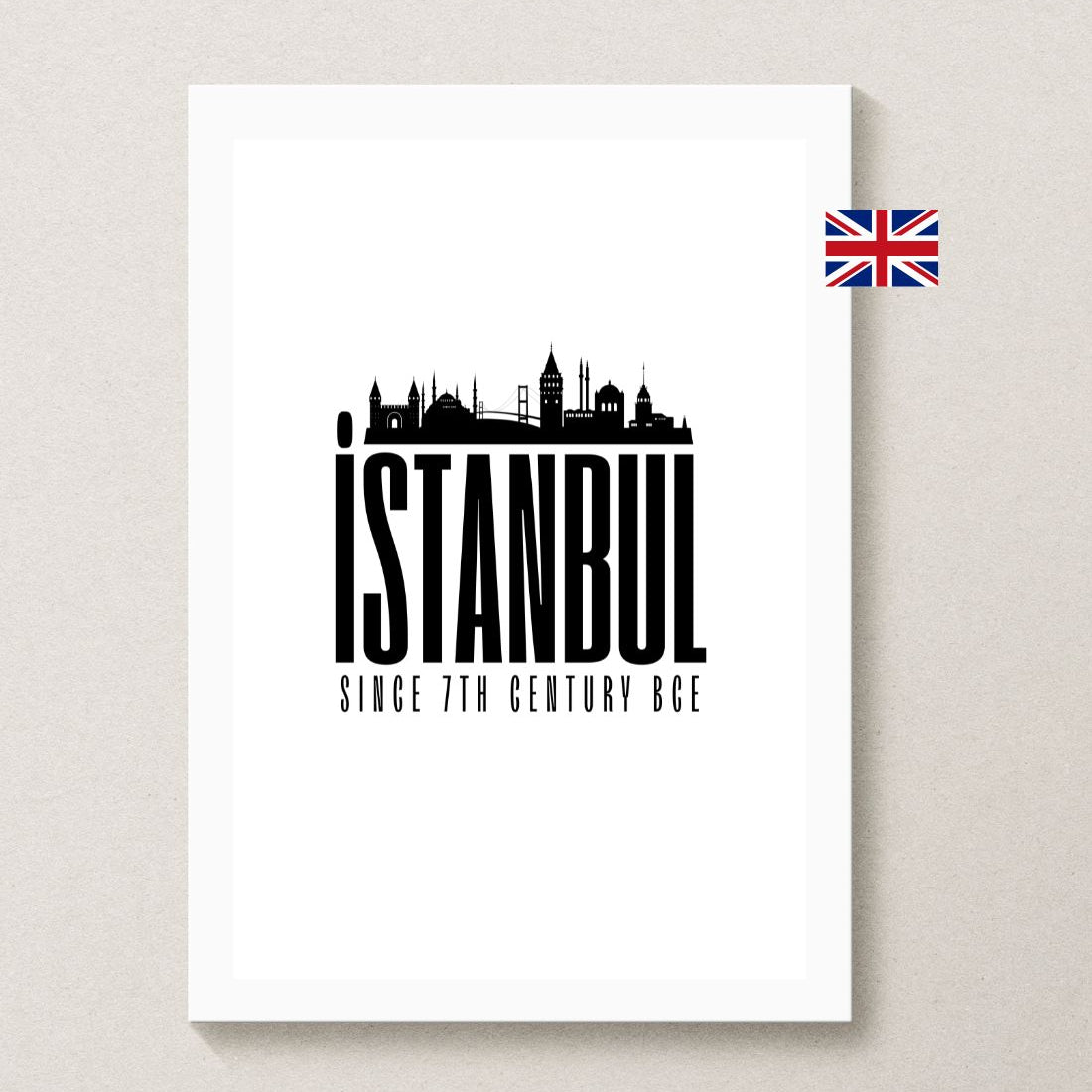 istanbul posters - white