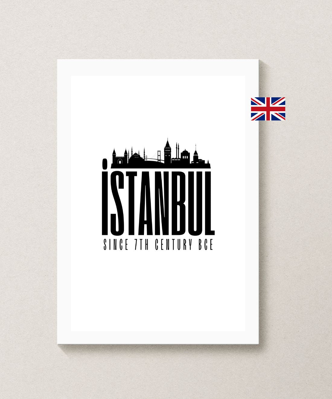 istanbul posters - white