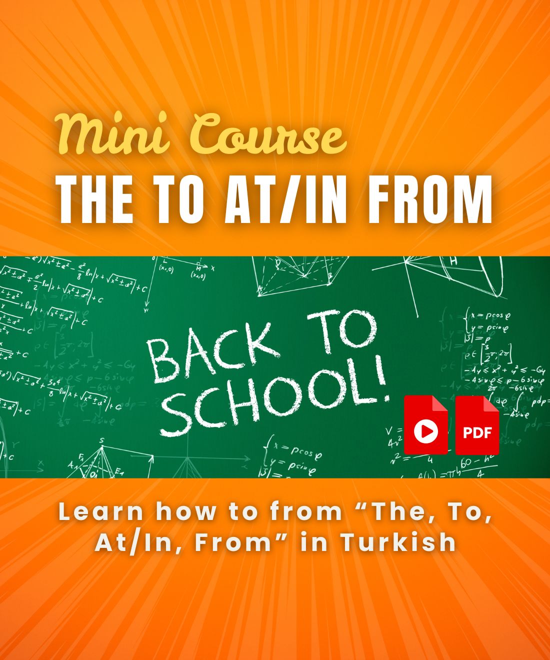 turkish cases - the to at in  from in turkish language