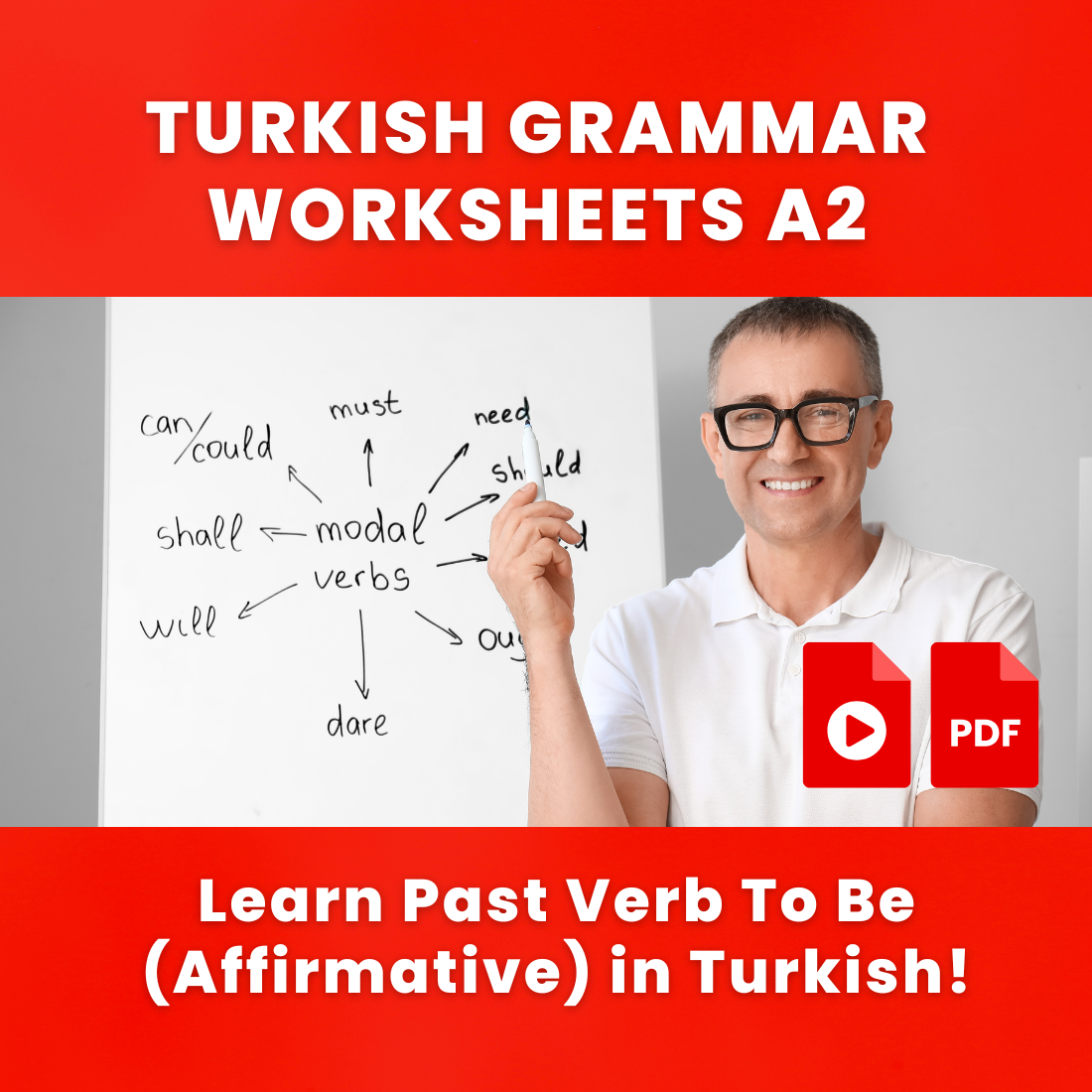 past verb to be affirmative in turkish language