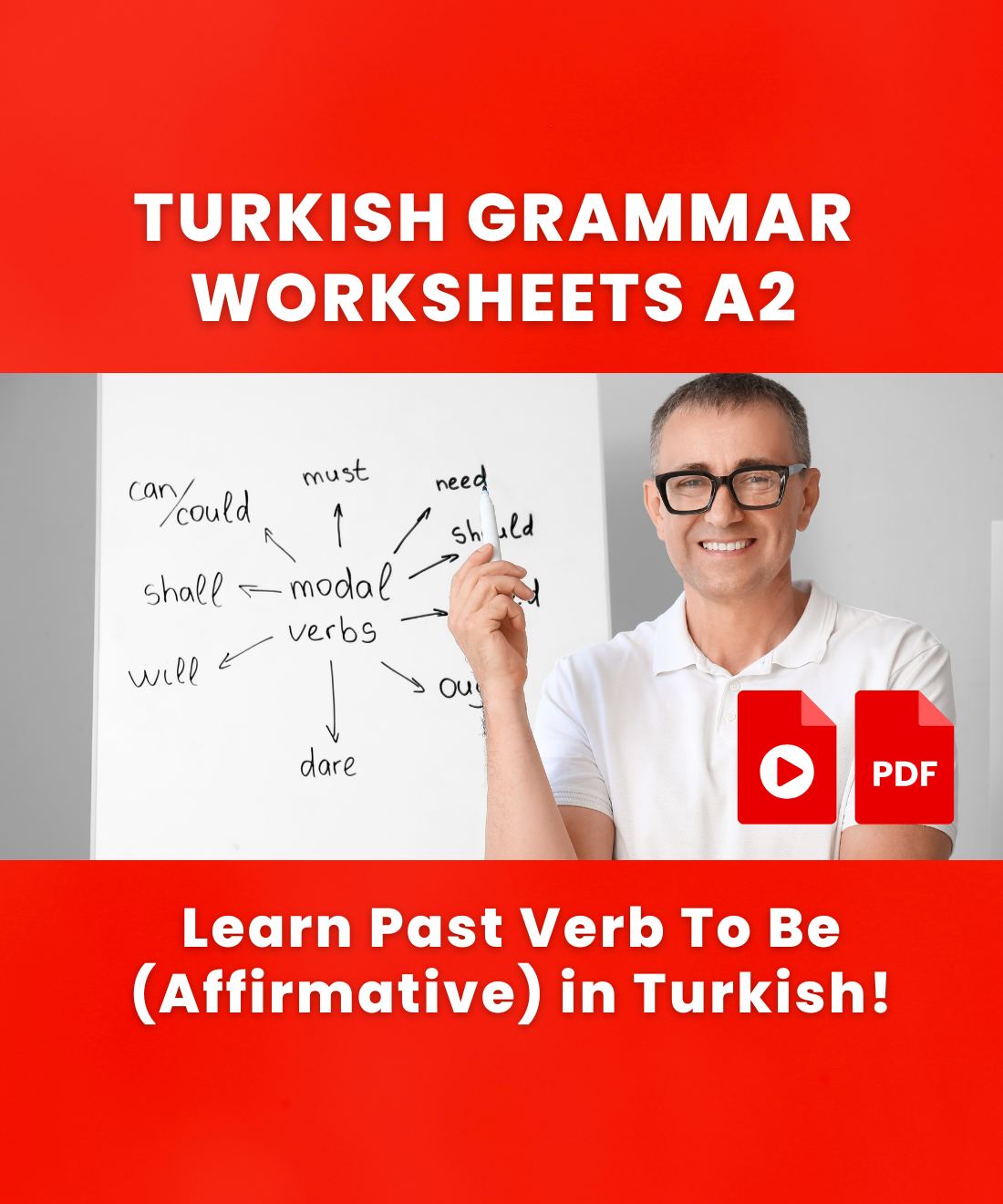 past verb to be affirmative in turkish language