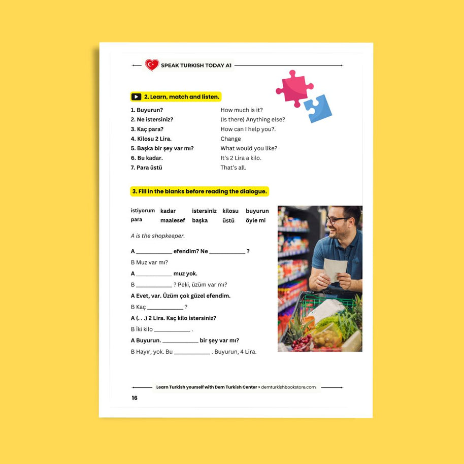 Speak Turkish Today 1 A1: Beginner Dialogues For Real Conversations