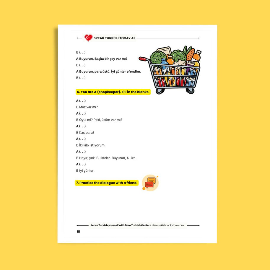 Speak Turkish Today 1 A1: Beginner Dialogues For Real Conversations