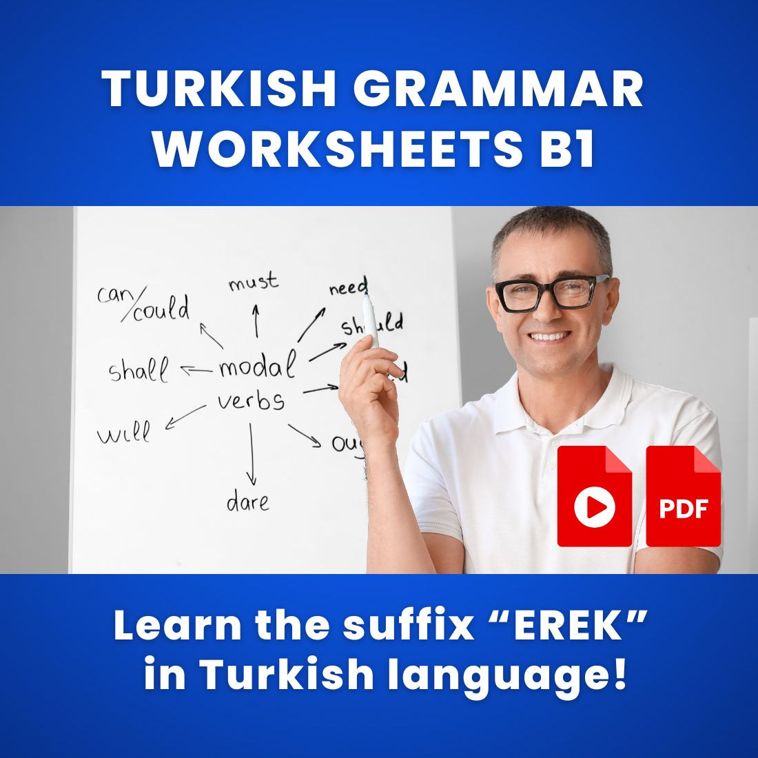 suffix erek arak in turkish language