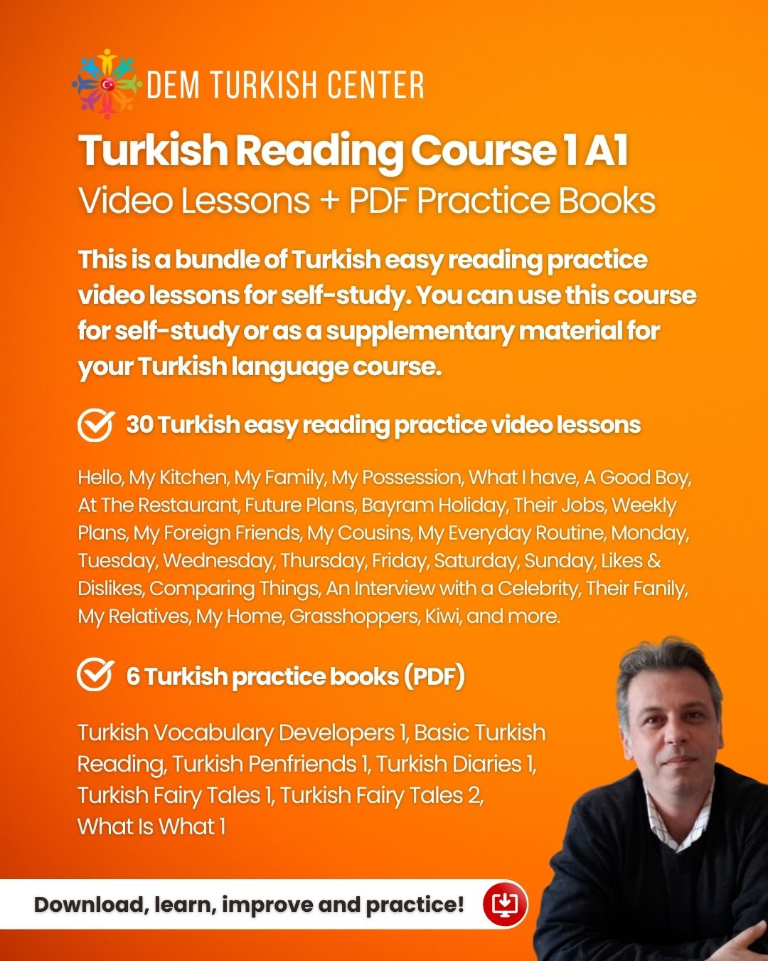 Turkish Reading Practice Course A1 – Dem Turkish Center