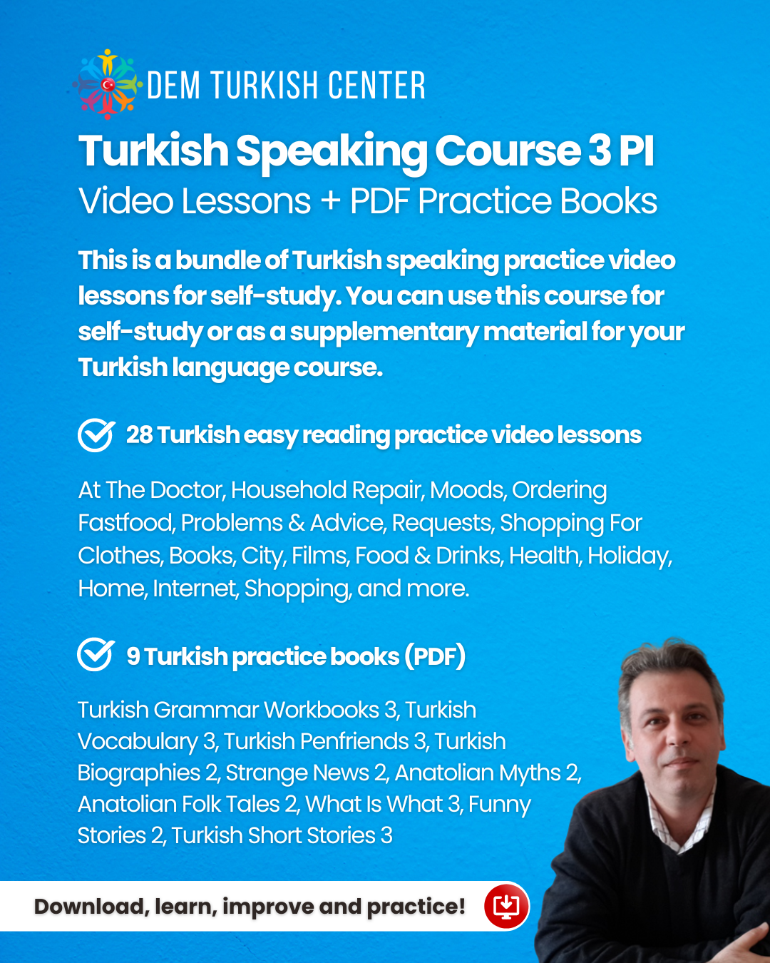 Turkish Speaking Practice Course 3 PI