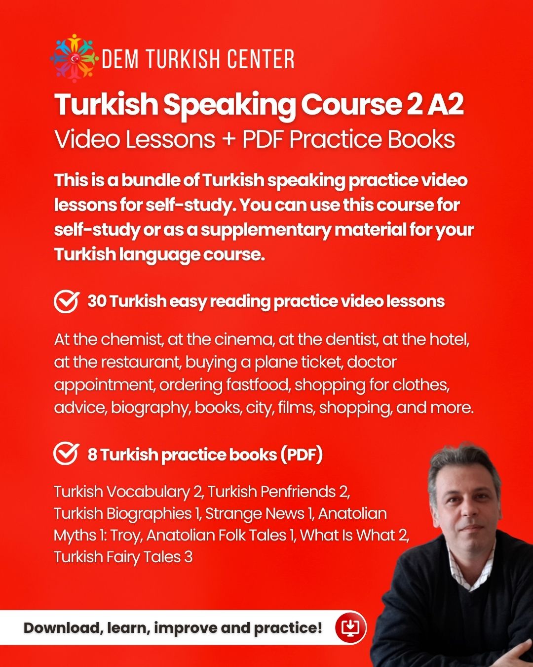 Turkish Speaking Practice Course 2 A2