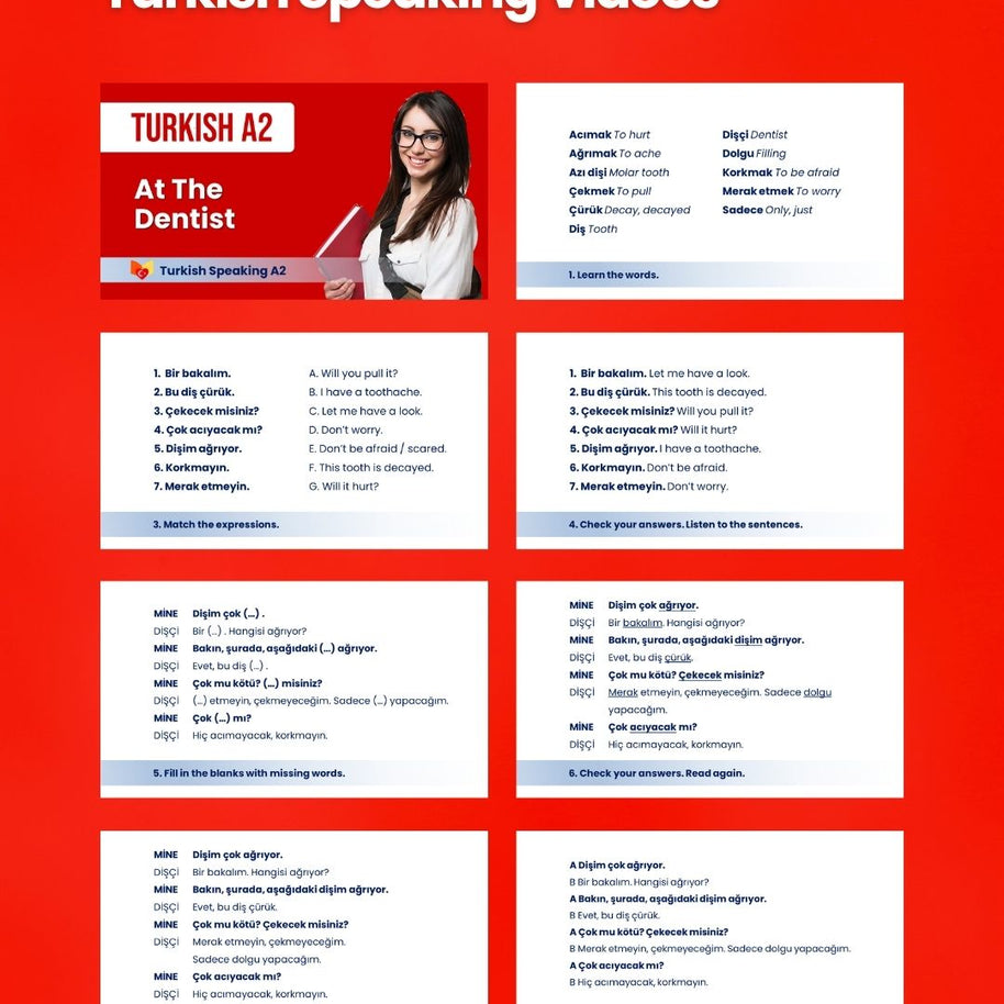 Turkish Speaking Practice Course 2 A2