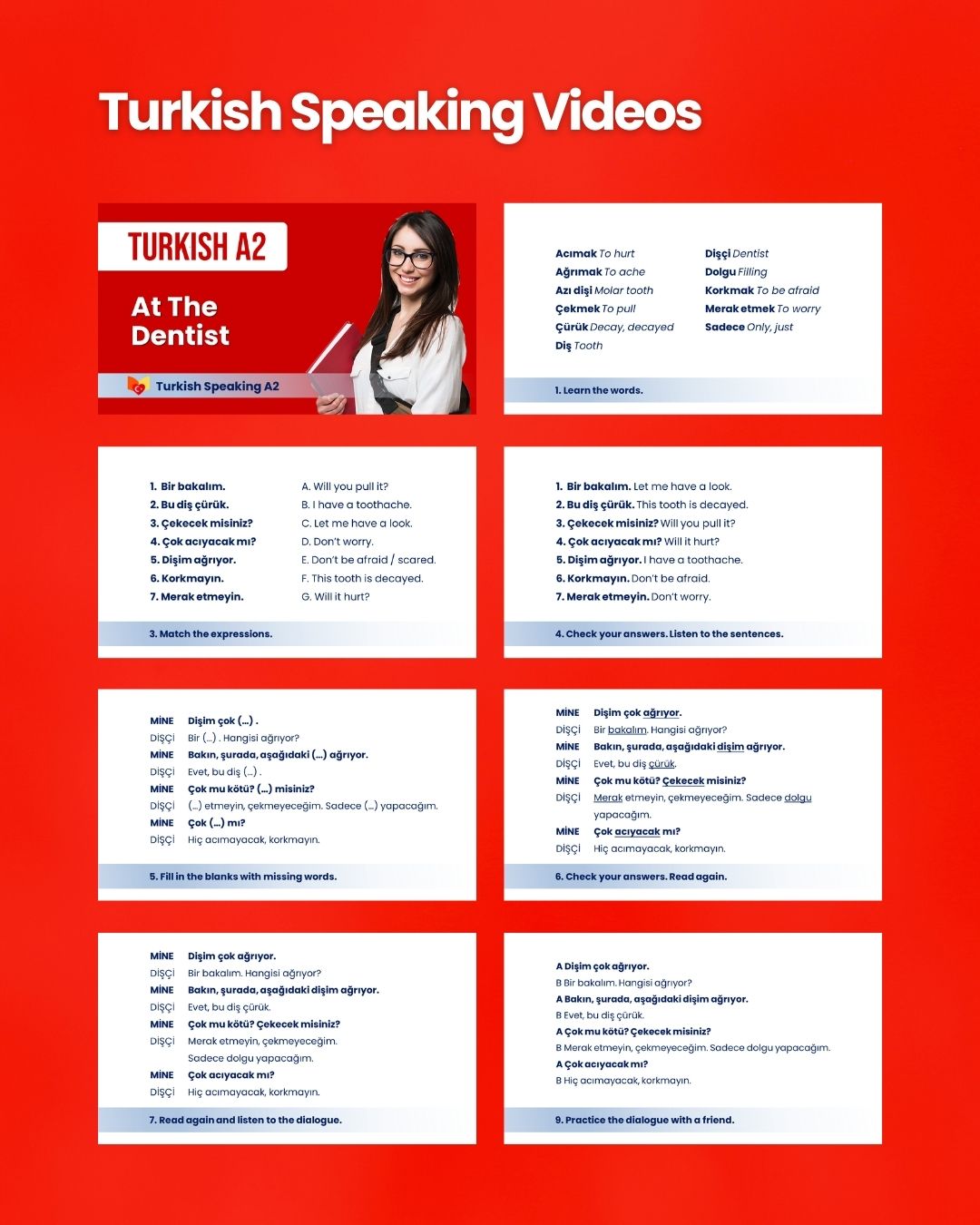 Turkish Speaking Practice Course 2 A2