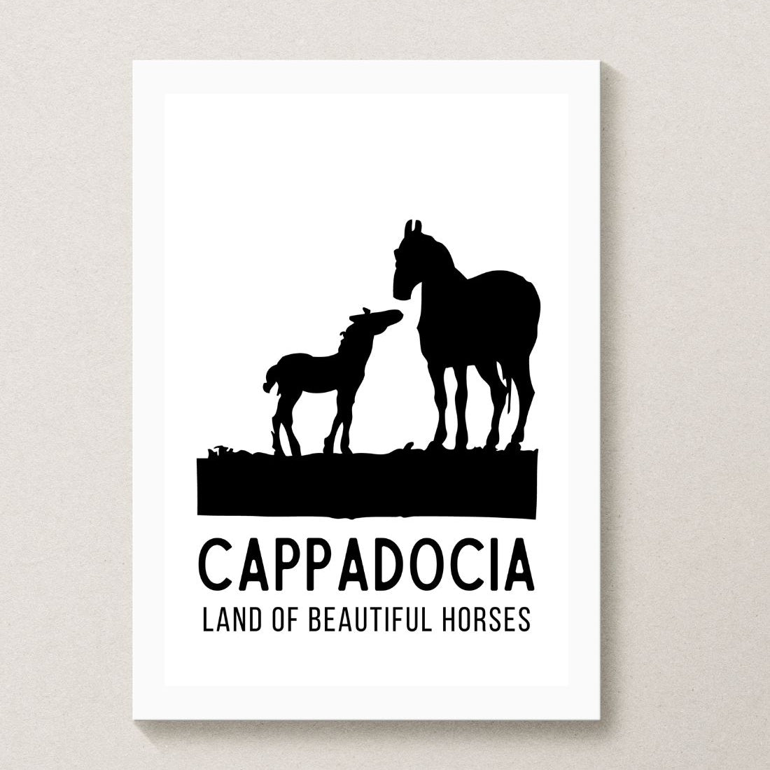 turkey posters - cappadocia horses