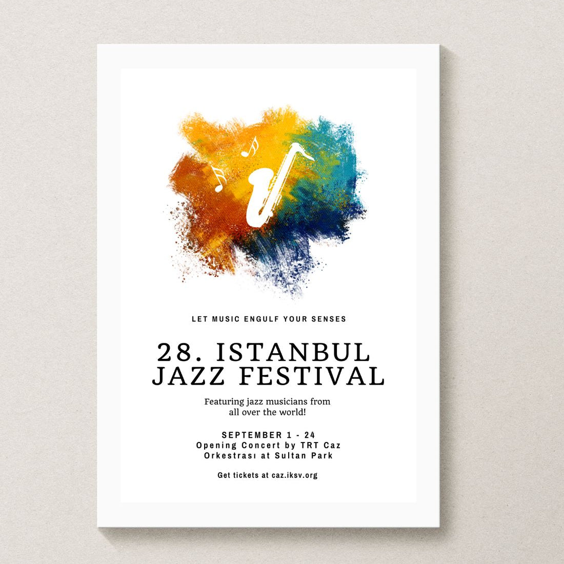 turkey posters - istanbul jazz festival
