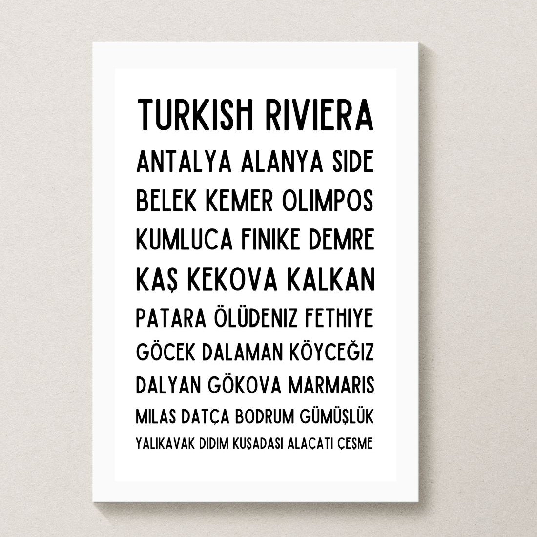 turkey posters - turkish riviera