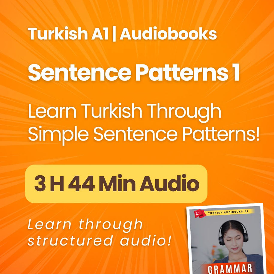 Turkish A1 Audiobooks Bundle | Complete Listening, Reading & Speaking Practice for Beginners